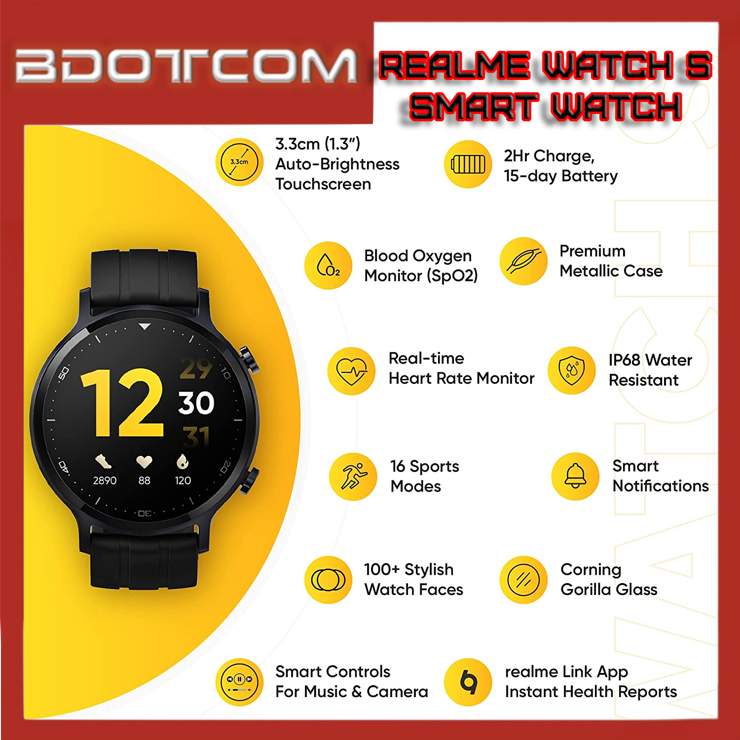 Cost of realme hotsell watch
